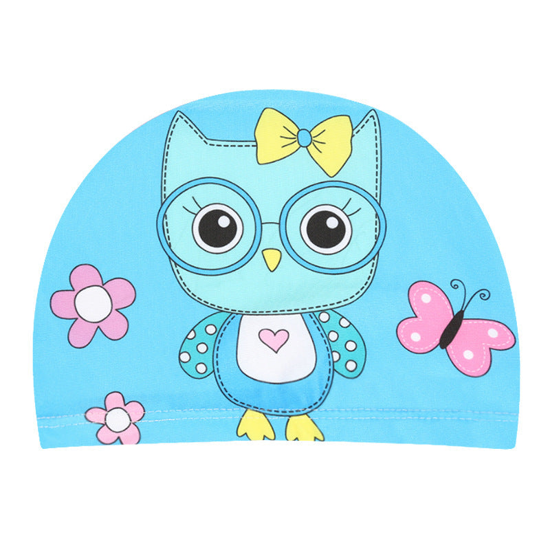 Children's swimming cap with cartoon prints