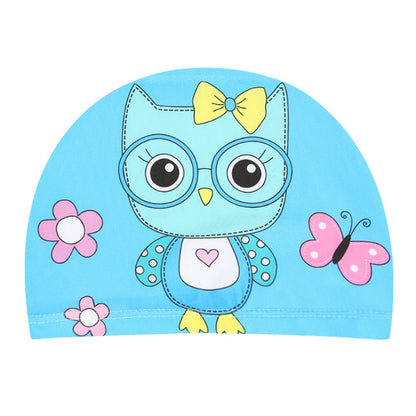 Children's swimming cap with cartoon prints