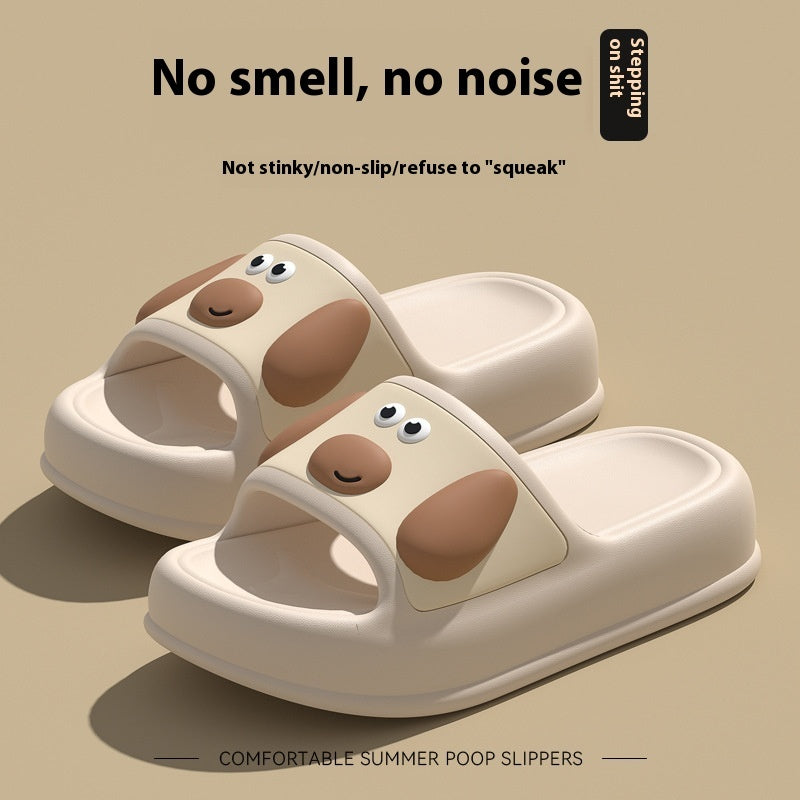 Chanclas cara de perro antideslizantes