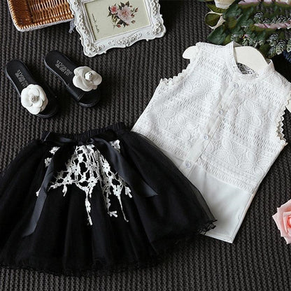 Conjuntos de verano de camiseta y falda para bebés y niñas