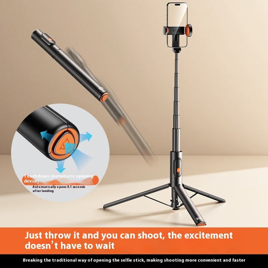 Selfie tripod with remote control up to 1.5m high