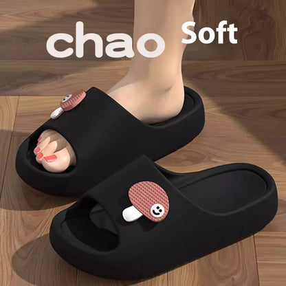 Chanclas cara de perro antideslizantes
