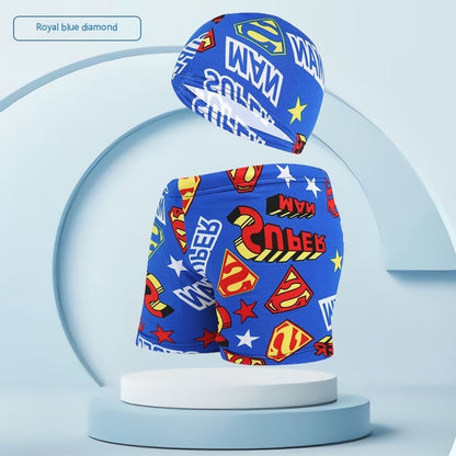 Children's swimsuit with swim cap, ideal for beach holidays