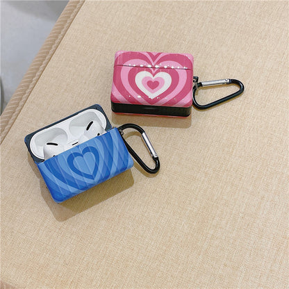 Estuche para auriculares con forma de corazón